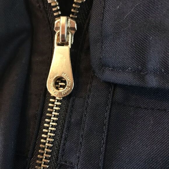 Massimo dutti EUC dark navy black coat jacket warm - Picture 11 of 12